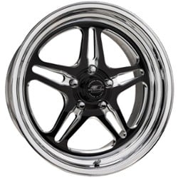 Billet Specialties Lonestar 15x15 -50 to 55 ET 73 CB Black