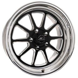 Billet Specialties Malibu 15x15 -50 to 55 ET 73 CB Black