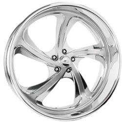 Billet Specialties SLG35 Twist 17x7 -50 to 55 ET 73 CB Polished