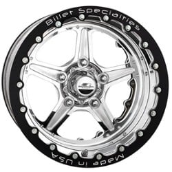 Billet Specialties Street Lite Double Bead Lock 15x10 -38 ET 61 CB Polished