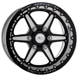 Billet Specialties Street Lite LT 6-Lug Single Bead Lock 17x10 25 ET 83 CB Black