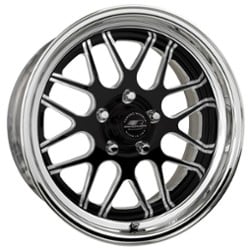 Billet Specialties Turbo 15x15 -50 to 55 ET 73 CB Black