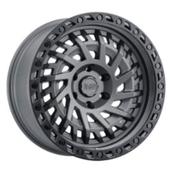 Black Rhino Shredder 18x9.5 5x127 0 ET 71.6 CB Matte Gunmetal W/Black Lip Edge