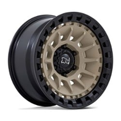 Black Rhino Barrage 17x8.5 5x127 -10 ET 71.5 CB Desert Sand on Matte Black