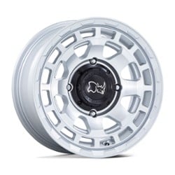 Black Rhino Chamber UTV 14x7 4x110 10 ET 86 CB Hyper Silver w/Machined Face