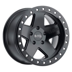 Black Rhino Crawler 18x9.5 5x139.7 0 ET 78.1 CB Matte Black with Silver Bolts