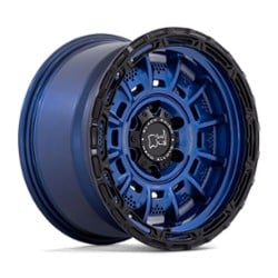 Black Rhino Legion 17x9 5x127 -12 ET 71.5 CB Cobalt Blue w/Black Lip