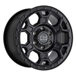 Black Rhino Midhill 16x8 5x160 45 ET 65.1 CB Matte Black w/ Gunmetal Bolts