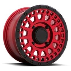 Black Rhino Parker UTV 14x7 4x110 52 ET 80.2 CB Candy Red With Black Lip