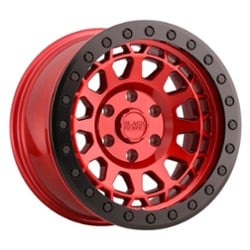 Black Rhino Primm Beadlock 17x8.5 6x139.7 -30 ET 112.1 CB Red W/Black Ring & Black Bolts