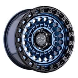 Black Rhino Sentinel 17x8.5 8x180 -18 ET 124.2 CB Cobalt Blue w/ Black Ring