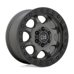 Black Rhino Venture Beadlock 17x8 6x130 38 ET 84.1 CB Matte Black