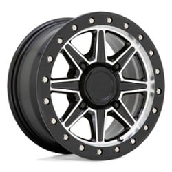 Black Rhino Webb UTV 14x7 4x110 36 ET 80.2 CB Black Machined