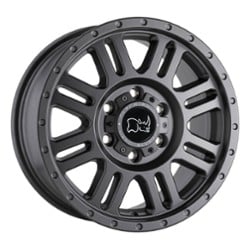 Black Rhino Yellowstone 17x8 5x160 45 ET 65.1 CB Matte Gunmetal