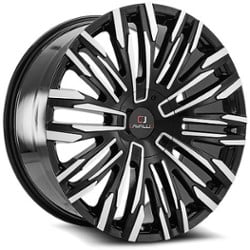 Cavallo CLV-28 22x8.5 5x114.3/5x120 38 ET 74.1 CB Gloss Black Machined