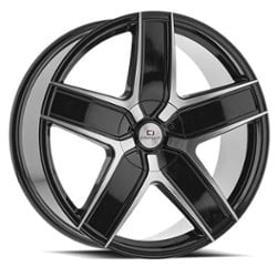 Cavallo CLV-31 22x8.5 5x114.3/5x120 38 ET 74.1 CB Gloss Black Machined