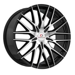 Cavallo CLV-45 26x9.5 Blank 5 Lug/Blank 6 Lug 18 ET 78.1 CB Gloss Black Machined