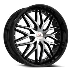 Cavallo CLV-46 18x8 4x100/4x114.3 35 ET 74.1 CB Gloss Black Machined