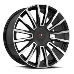 Cavallo CLV-47 26x9.5 Blank 5 Lug/Blank 6 Lug 18 ET 78.1 CB Gloss Black Machined