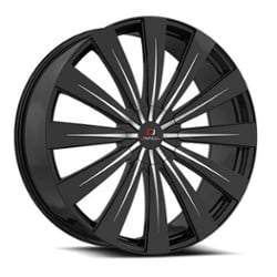 Cavallo CLV-49 26x9.5 Blank 5 Lug/Blank 6 Lug 18 ET 78.1 CB Gloss Black Machined