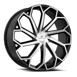 Cavallo CLV-51 18x8 4x100/4x114.3 35 ET 74.1 CB Gloss Black Machined