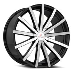 Cavallo CLV-52 18x8 5x114.3/5x120 35 ET 74.1 CB Gloss Black Machined