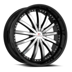 Cavallo CLV-53 22x8.5 5x114.3/5x120 38 ET 74.1 CB Gloss Black Machined