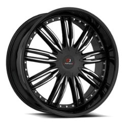 Cavallo CLV-54 18x8 5x114.3/5x120 35 ET 74.1 CB Gloss Black Machined