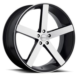 Cavallo CLV-5 18x8 5x114.3 35 ET 74.1 CB Gloss Black Machined