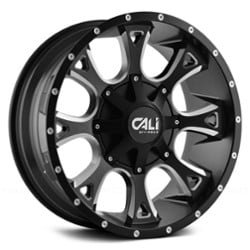 Cali Off-Road 9103 Anarchy 20x9 5x139.7/5x150 18 ET 110 CB Satin Black Milled Spokes