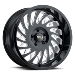 Cali Off-Road 9108 Switchback 20x9 6x135 0 ET 87.1 CB Gloss Black with Milled Spoke