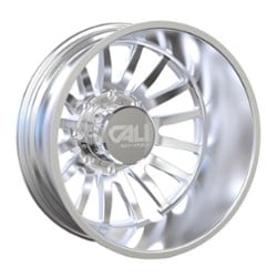 Cali Off-Road Summit Dually 9110D Rear 20x8.25 8x165.1 -192 ET 121 CB Polished Milled Spokes