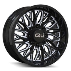 Cali Off-Road Crusher 9118 22x10 8x170 -19 ET 110.1 CB Black Milled