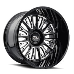 Cali Off-Road 9116 Vertex 24x14 6x135 -76 ET 87.1 CB Black Milled