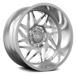 Cali Off-Road Gemini 9112 24x14 8x180 -76 ET 124.1 CB Polished/Milled Spokes