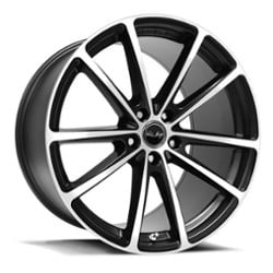 Carroll Shelby CS 10 20x9 5x114.3 37 ET 73 CB Black Machined