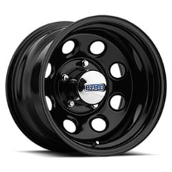 Cragar 397 Soft 8 15x7 5x127 0 ET 83.8 CB Gloss Black Powdercoated