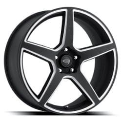 Cragar 620BMBC Modern Muscle 20x8.5 5x120 28 ET 67.1 CB Black w/ Machined Accents