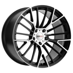 Cray Astoria 19x9.5 5x120.65 56 ET 70.3 CB Gloss Black with Mirror Cut Face