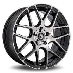 Curva C7 18x8 5x120 35 ET 72.56 CB Black with Machined Face