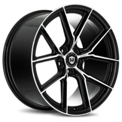 Curva CFF70 20x8 5x114.3 38 ET 73.1 CB Gloss Black Machine Face