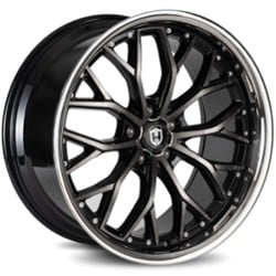 Curva CFF76 20x8.5 5x112 30 ET 66.6 CB Black Machined Tint