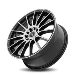 Diablo Racing DRW D15 17x7 5x100/5x114.3 40 ET 73.1 CB Gloss Black Machined Face