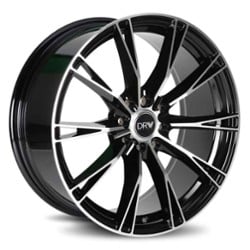 Diablo Dynamic Racing D23 17x7.5 5x108/5x114.3 38 ET 73.1 CB Black Machined