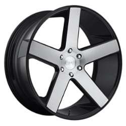 Dub Baller (S217) 22x9.5 6x139.7 19 ET 106.1 CB Gloss Black Brushed