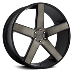 Dub Baller (S116) 22x9.5 6x139.7 19 ET 106.1 CB Matte Black Machined / Double Dark Tint