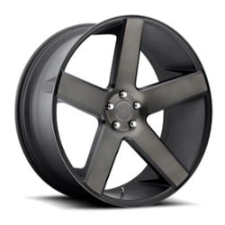 Dub Baller (S116) 26x10 5x127 10 ET 78.1 CB Matte Black & Machined