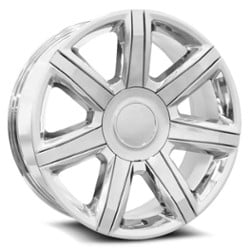 O.E. Revolution D-05 22x9 6x139.7 31 ET 78.1 CB Chrome w/Chrome Inserts