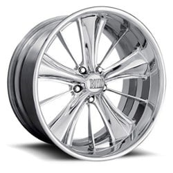 Boyd Coddington Double 5 17x7 -12 to 25 ET 73 CB Polished