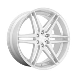 Dub Dirty Dog (S270) 26x10 6x135 30 ET 87.1 CB Silver With Brushed Face